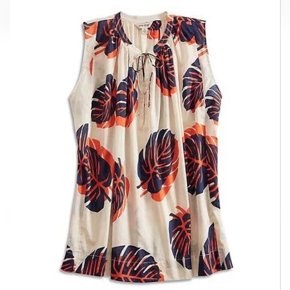 Lucky Brand Sleeveless Top. 100% Cotton. - Picture 5 of 7